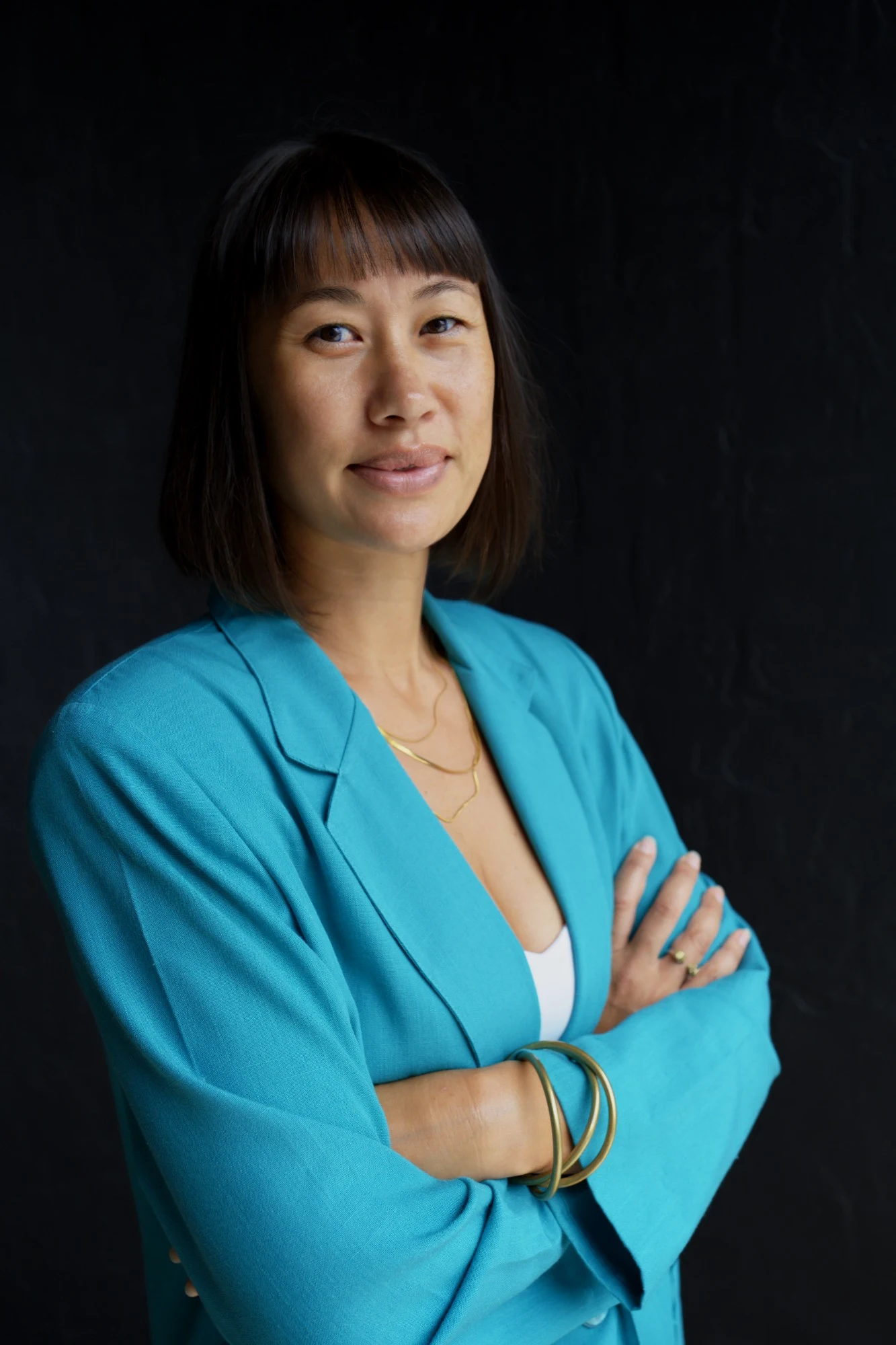 Portrait of Roxy, founder and creative director of The Wedding Agency Byron Bay